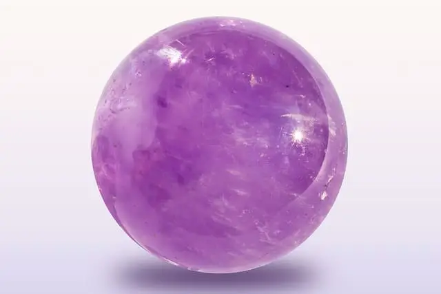 cristal de cuarzo purpura amatista